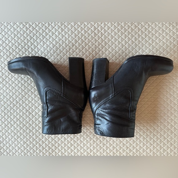 Frye Parker Short Boot Black leather bootie Sz 6 - Picture 4 of 13